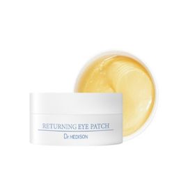 Dr.HEDISON Returning Eye Patch 60 Pads K-Beauty Hydrogel Under Eye Mask Brightening Anti-Wrinkle Soothing Moisture Patches _ Made in Korea